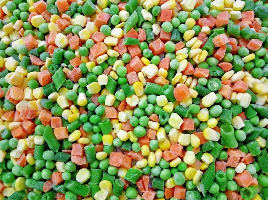 RAU CỦ HỖN HỢP ĐÔNG LẠNH/  IQF FROZEN MIXED VEGETABLES – 4 WAY MIX (GRADE A)